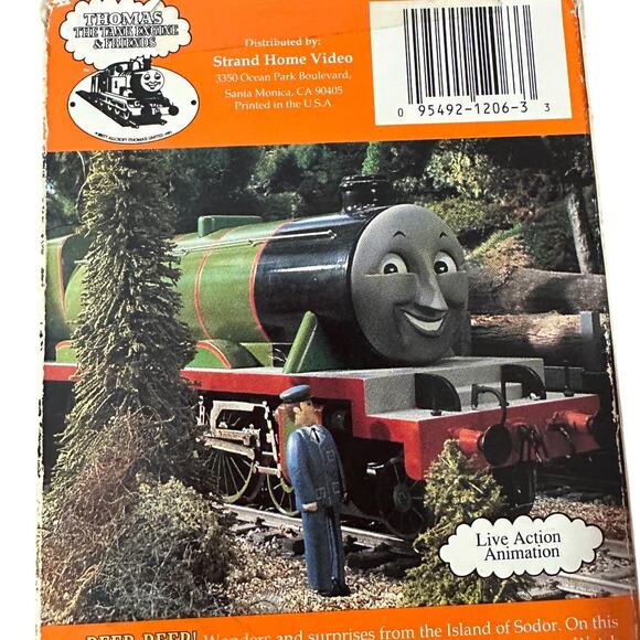 Thomas The Tank Engine VHS Trust Thomas & Other Stories George Carlin Train Rare - Picture 5 of 13